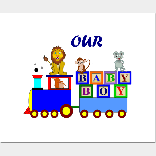 Our Baby Boy Wall Art by Ruggeri Collection